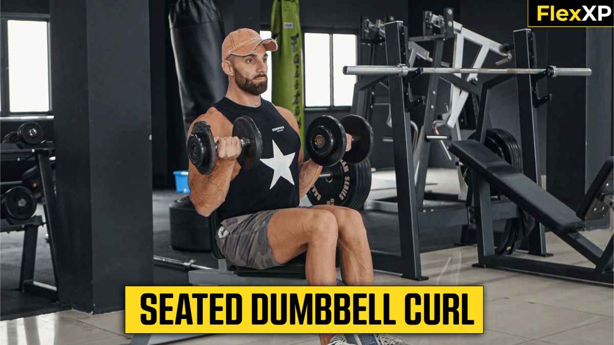 Seated Dumbbell Curl