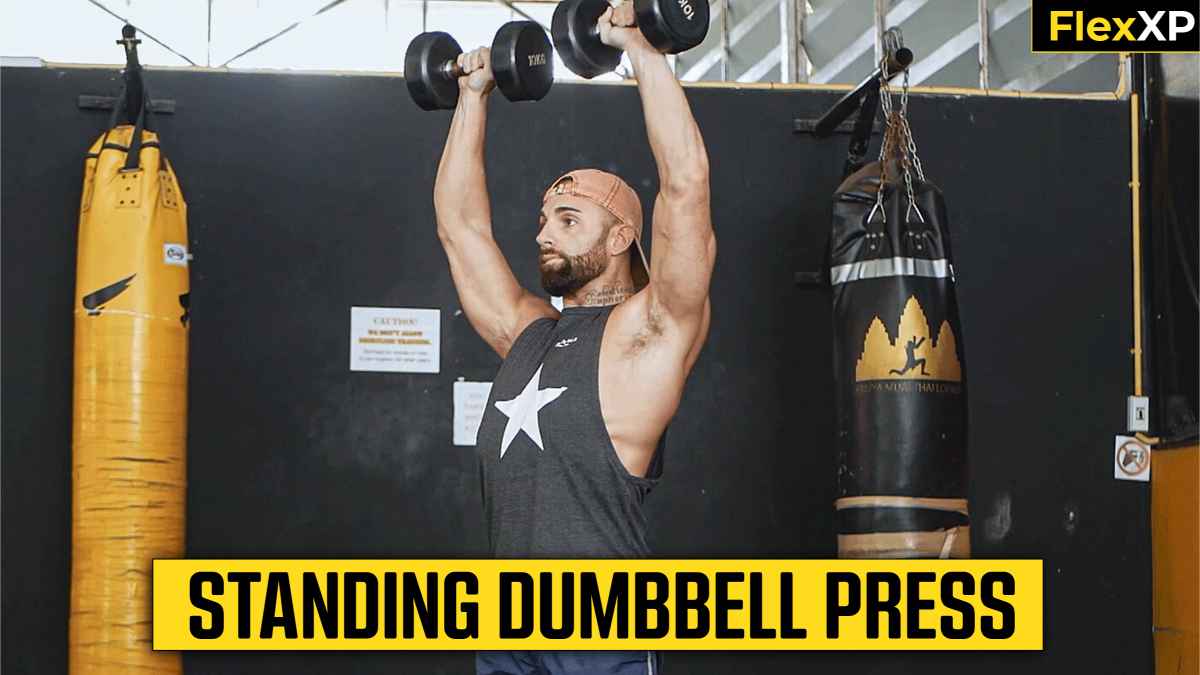 Standing Dumbbell Press