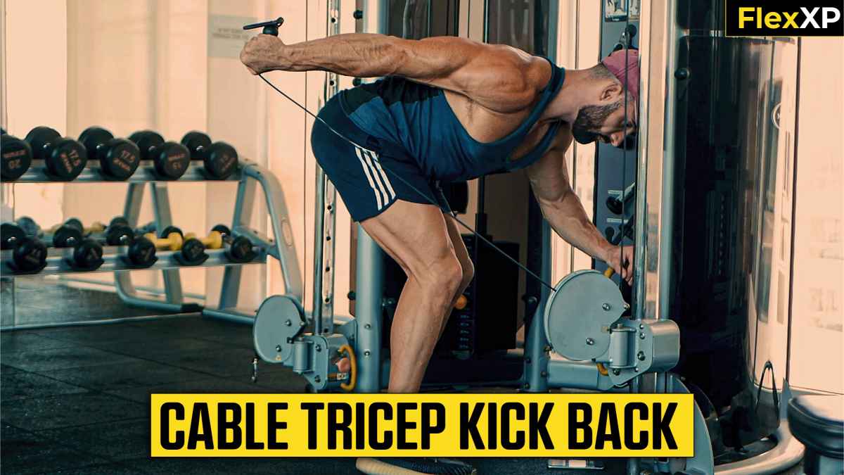 Cable Tricep Kick Back